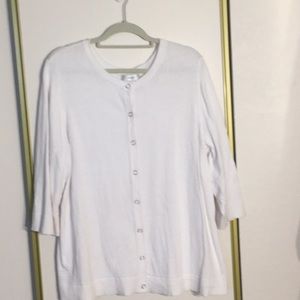 Ivory colored cardigan